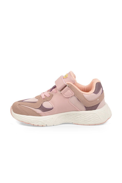 Somon Cırt Bantlı Kız Çocuk Yürüyüş ve Spor Ayakkabı Sneaker Kante