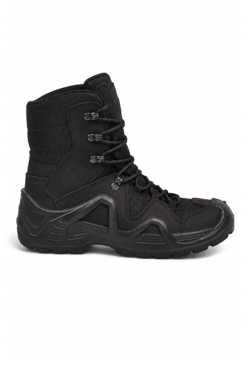 Su Geçirmez Kayma Tabanlı Siyah Nubuk Hakiki Deri Erkek Outdoor Trekking Bot P1490