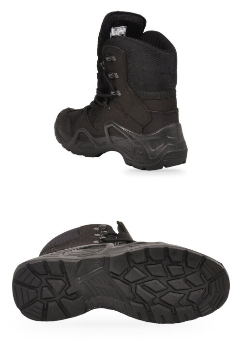Su Geçirmez Kayma Tabanlı Siyah Nubuk Hakiki Deri Erkek Outdoor Trekking Bot P1490
