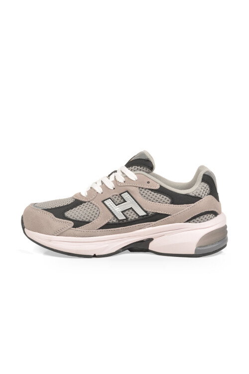 Taş Siyah Bağcıklı Comfort Tabanlı Unisex Yürüyüş ve Spor Ayakkabı Chıve V1 101 26570