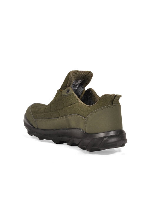 Tekstil Haki Bağcıklı Kaymaz Tabanlı Su Geçirmez Erkek Outdoor Ayakkabı M7203