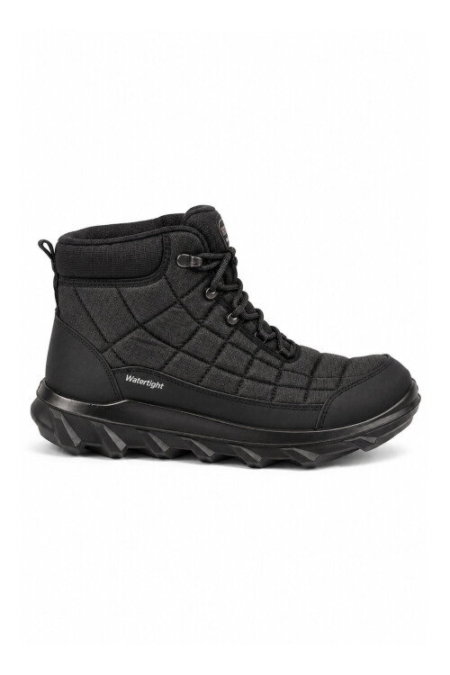 Tekstil Siyah Kaymaz Tabanlı Su İtici Bağcıklı Erkek Outdoor Trekking Bot M7214