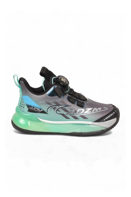 Akıllı Bağcıklı Hafif Rahat Yeşil Unisex Çocuk Spor Ayakkabı Sneaker Play P
