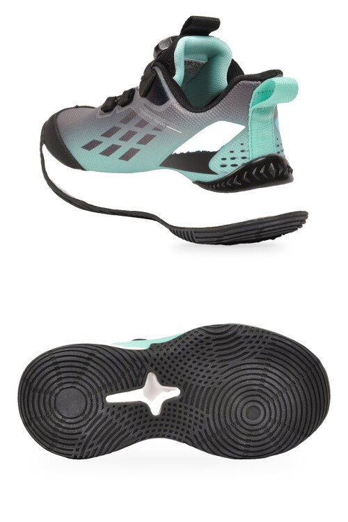 Akıllı Bağcıklı Hafif Rahat Yeşil Unisex Çocuk Spor Ayakkabı Sneaker Play F