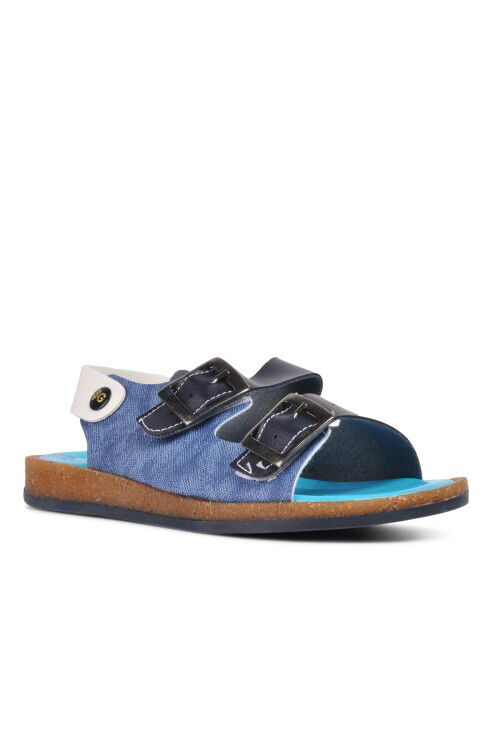 صندل تقويمي للعظام للأولاد باللون الأزرق الداكن 006 F