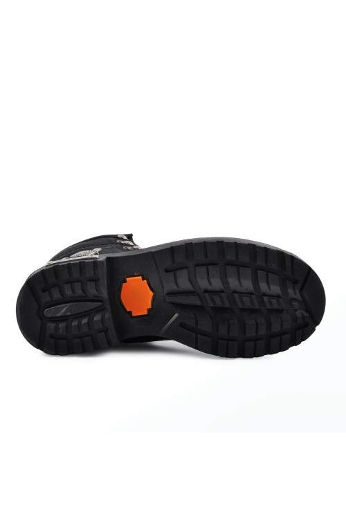 Siyah Fermuarlı Bağcıklı Unisex Bot 1172 G