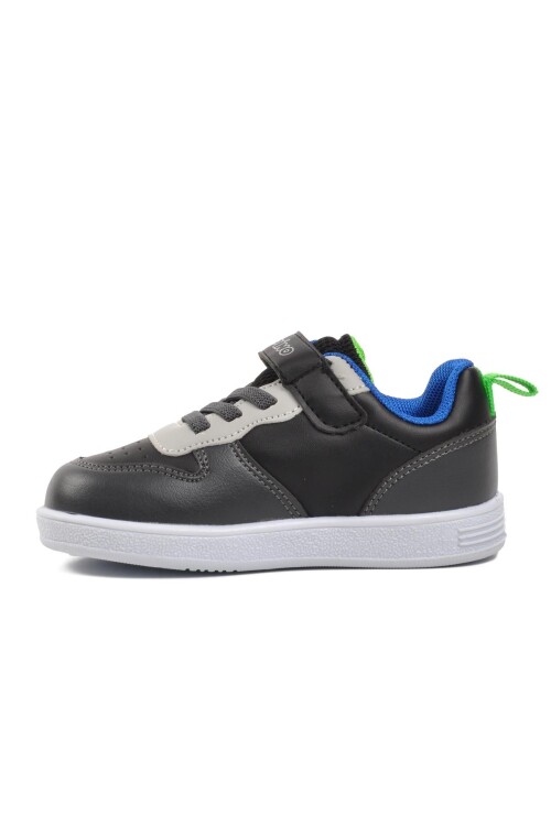 Siyah-Füme-Saks  Çocuk Spor Ayakkabı 1204 B