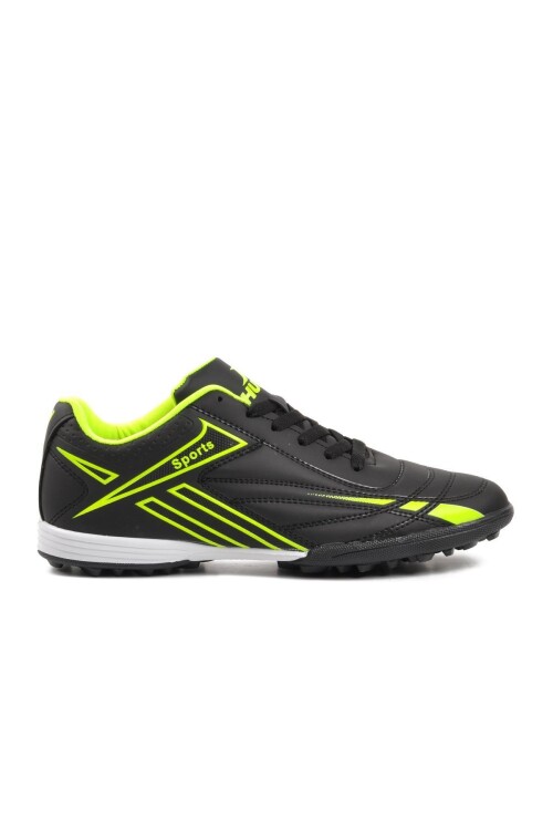 Black-Neon Yellow Mens Astroturf Shoes 125 M Astroturf
