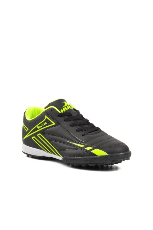 Black-Neon Yellow Mens Astroturf Shoes 125 M Astroturf
