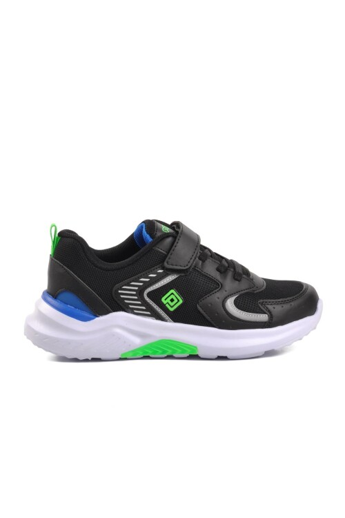 Siyah-Saks Tekstil Çocuk Spor Ayakkabı 1425 F