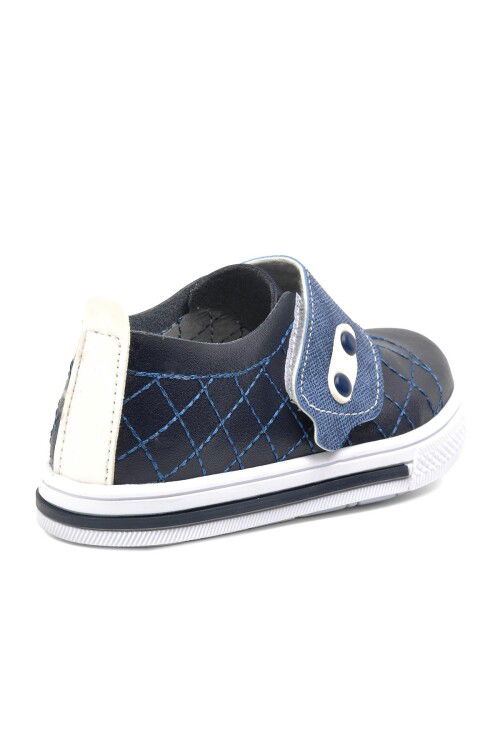 حذاء تقويم العظام للأطفال باللون الأزرق الداكن 21K02 B