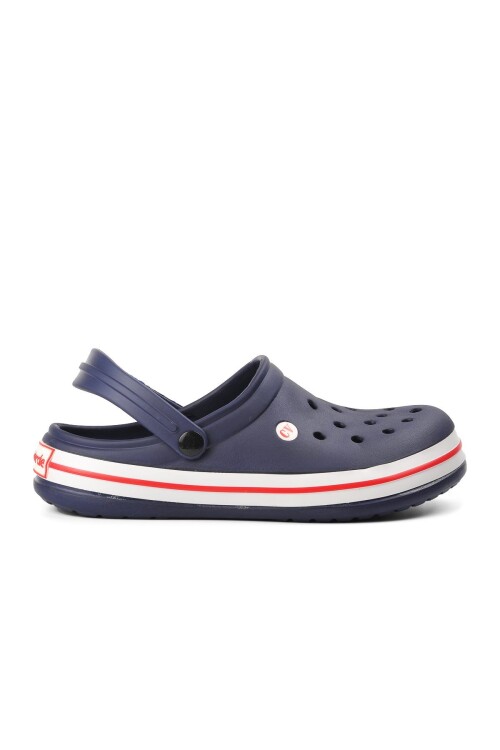 Lacivert-Beyaz-Kırmızı  Erkek Terlik 5001 M