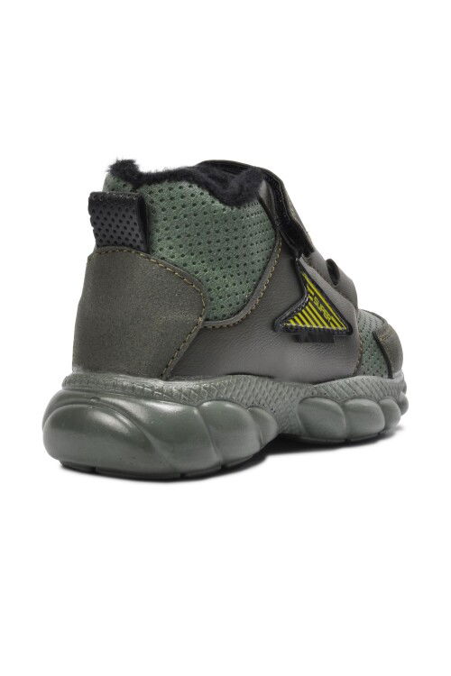 Khaki-Yellow Childrens Boots 629 B