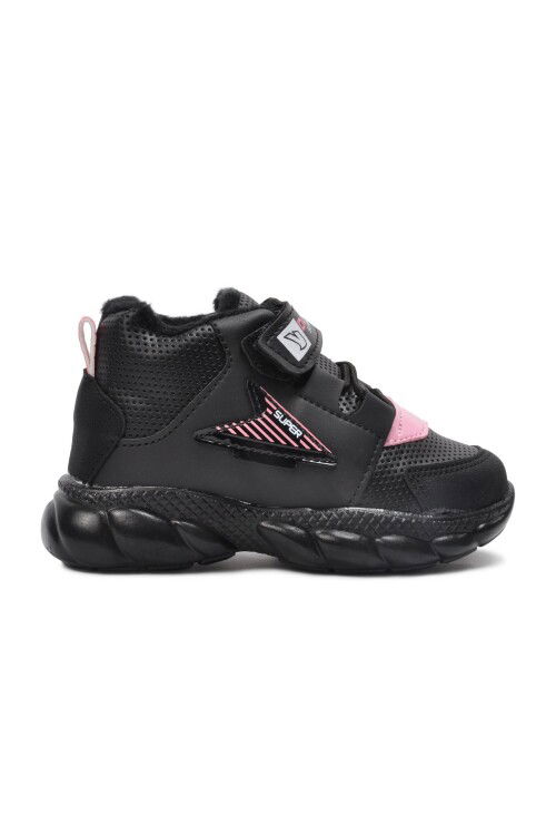Black-Pink Childrens Boots 629 B