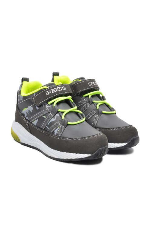 Füme Sarı Cırtlı Unisex Çocuk Bot 740 P