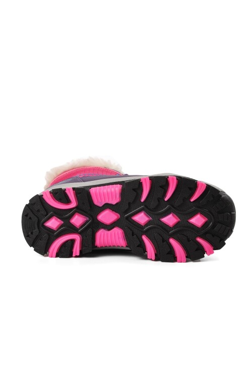 Fuşya Çocuk Kar Botu 961 F