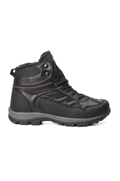Black Smoked Large Size Non-Slip Sole Mens Outdoor Boots 980 M
