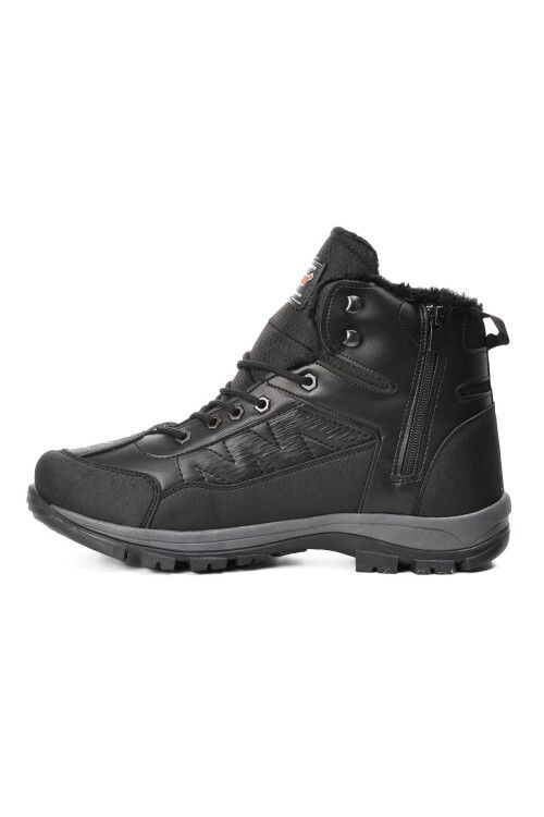 Black Smoked Large Size Non-Slip Sole Mens Outdoor Boots 980 M