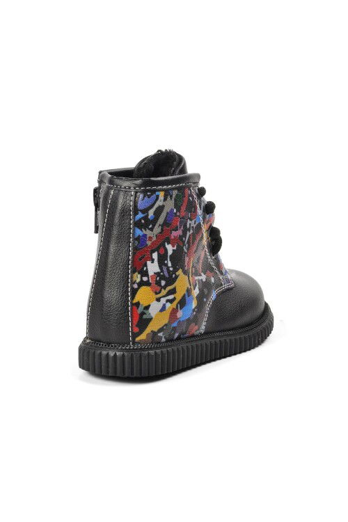 Black Unisex Kids Boots 2301001 B
