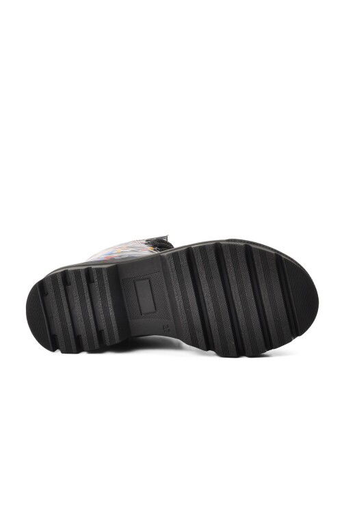 Black Patent Leather Orthopedic Unisex Childrens Boots 2301001 P