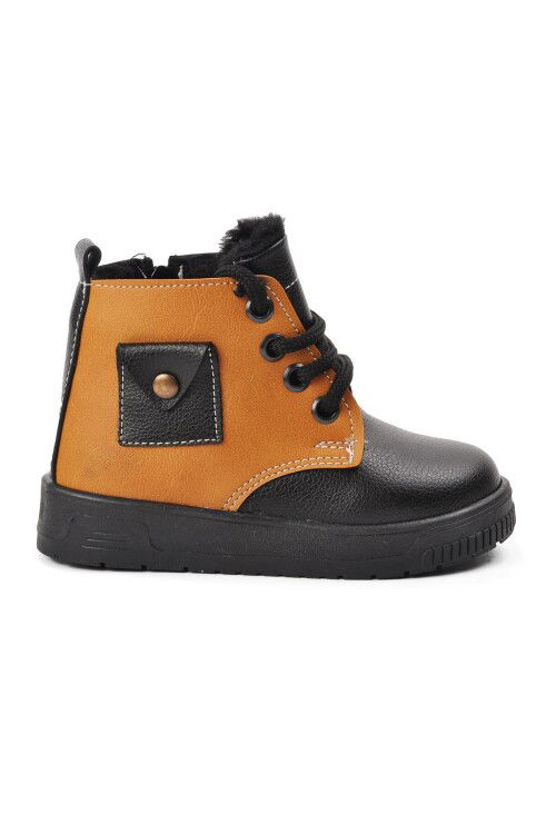 Black-Camel Unisex Kids Boots 2301003 B