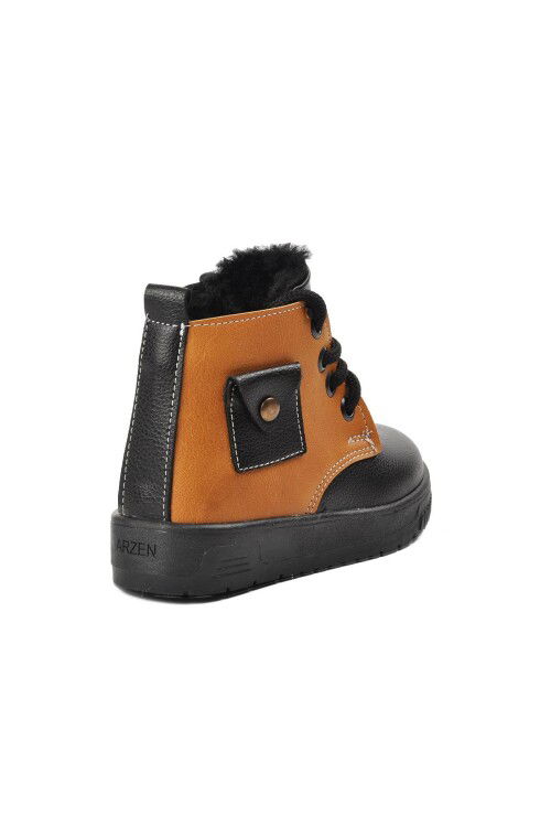 Black-Camel Unisex Kids Boots 2301003 B