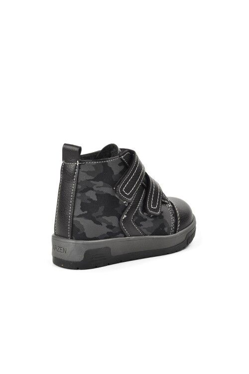 Black Camouflage Orthopedic Baby Boots 2301004 B
