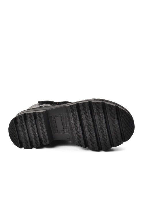 Black Camouflage Orthopedic Boys Boots 2301004 P