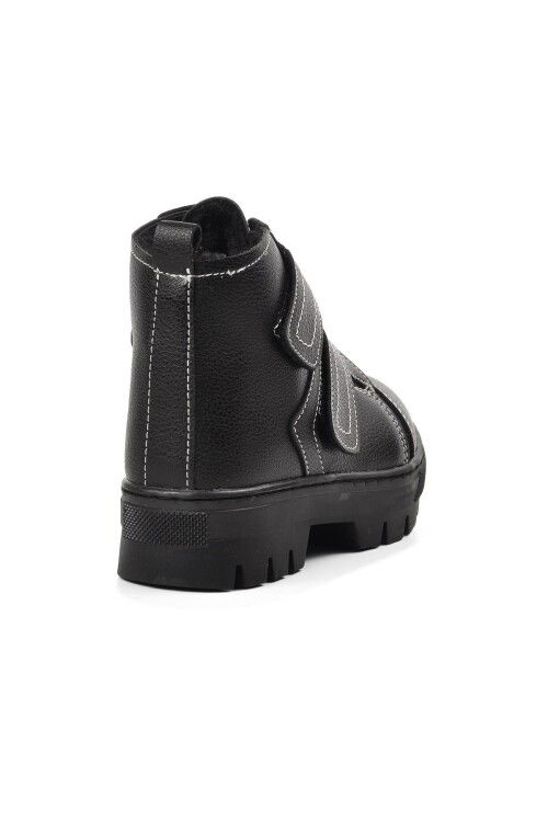 Black Orthopedic Boys Boots 2301004 P