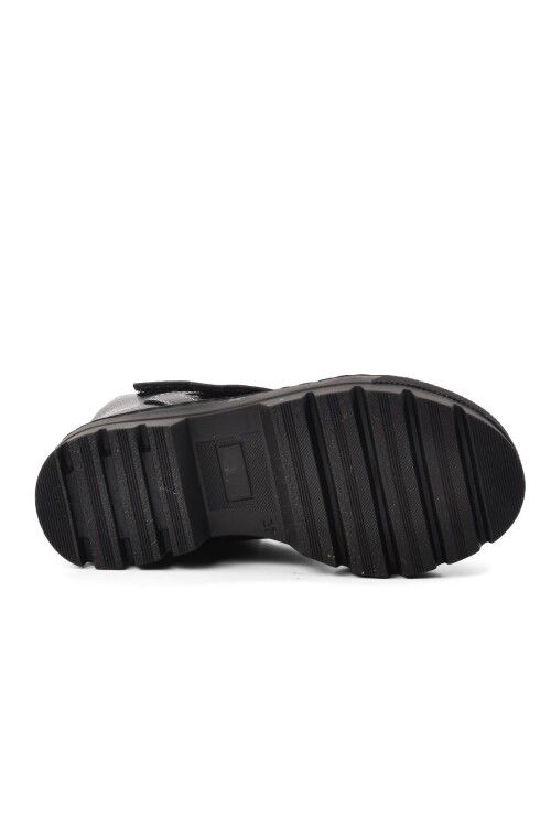 Black Orthopedic Boys Boots 2301004 P