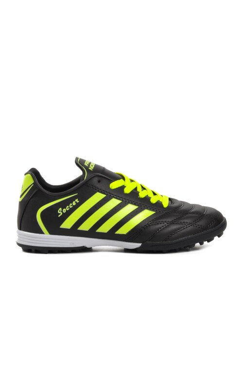 Black-Flat Yellow Mens Artificial Turf Shoes 602 Artificial Turf M