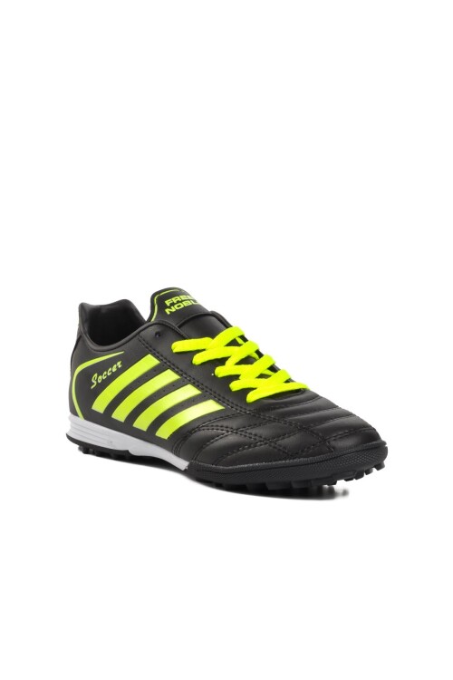Black-Flat Yellow Mens Artificial Turf Shoes 602 Artificial Turf M