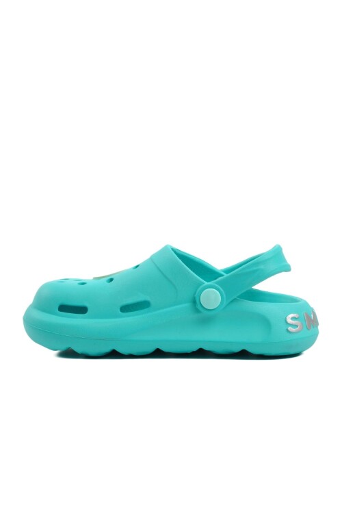 Aqua Green Sabo Unisex Childrens Slippers BRN 1648 F