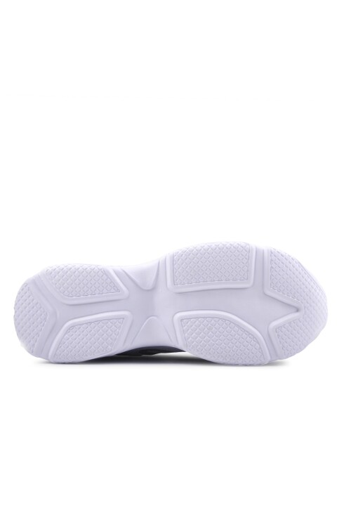 Beyaz Bağcıklı Kadın Spor Ayakkabı BST-053 G