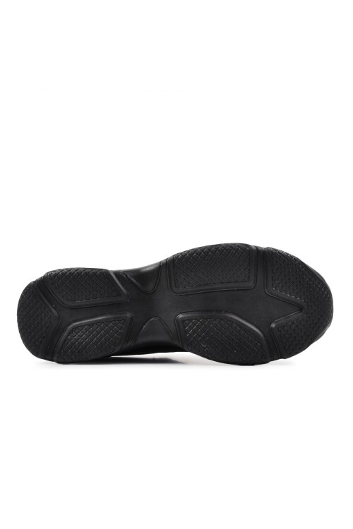 Siyah Bağcıklı Kadın Spor Ayakkabı BST-053 G