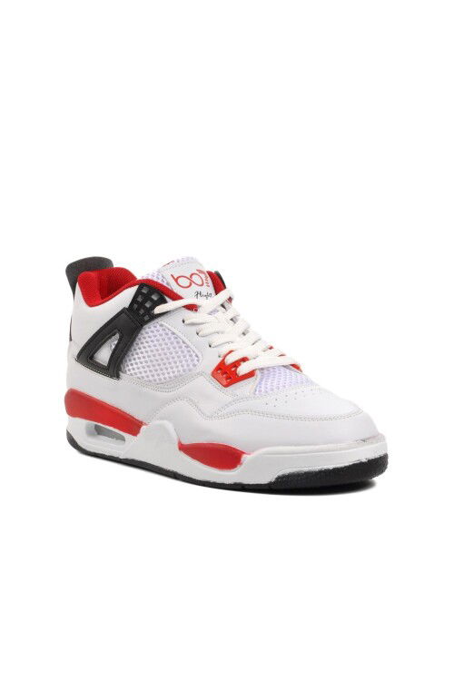 White-Black Mens Sneakers BST-B223 M