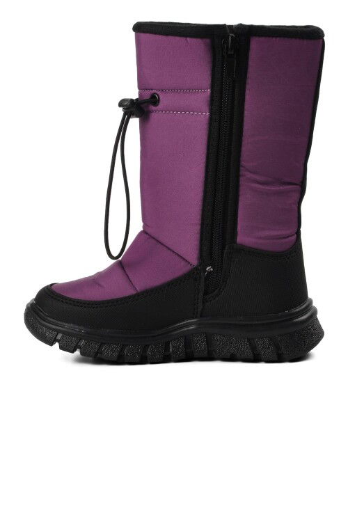 Purple Childrens Snow Boots Demos P