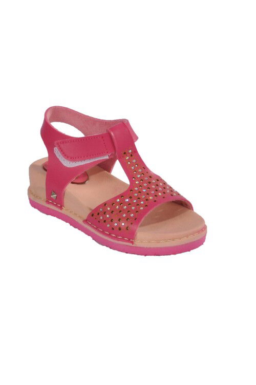 Fuchsia Girls Flat Sandals F-03 P