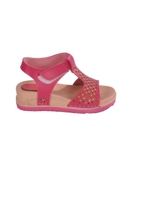Fuchsia Girls Flat Sandals F-03 P