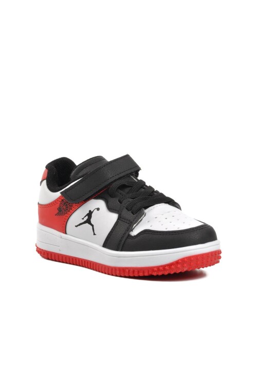 Siyah-Kırmızı  Çocuk Spor Ayakkabı Haykat Kısa P