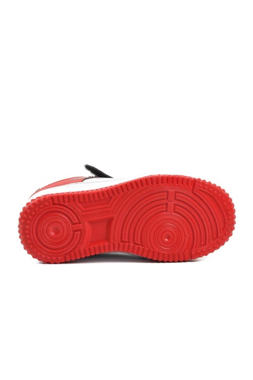 Siyah-Kırmızı  Çocuk Spor Ayakkabı Haykat Kısa P