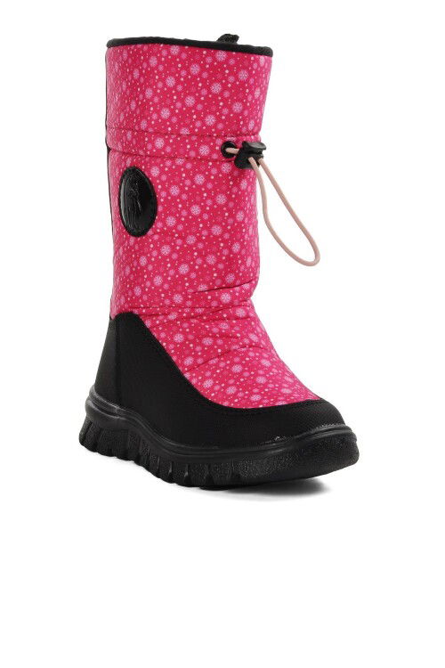 Fuchsia Water Repellent Girls Snow Boots Maria P