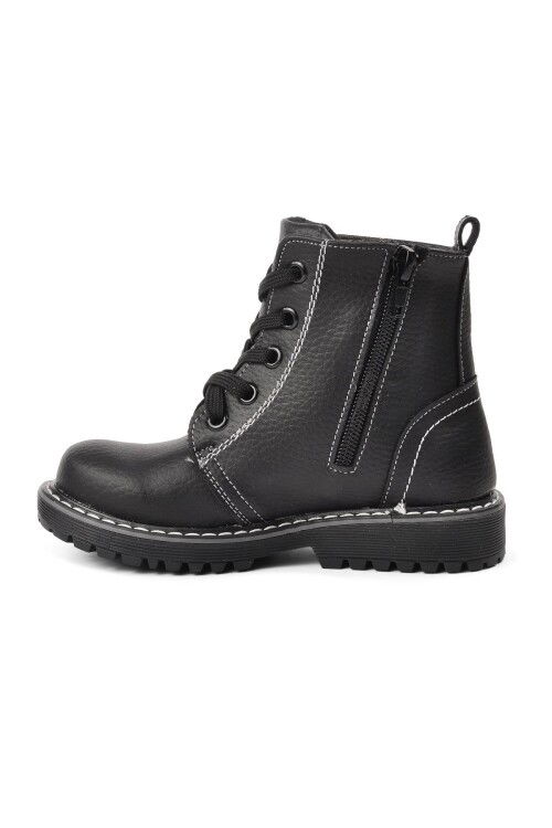 Black Unisex Kids Boots ŞNG 2301998 P