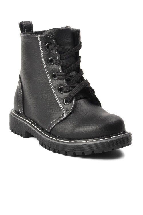 Black Unisex Kids Boots ŞNG 2301998 P