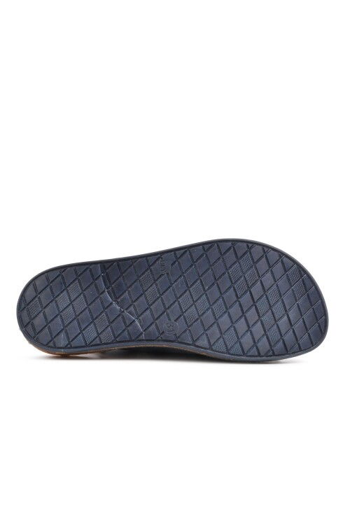 Navy Blue Mustard Orthopedic Boys Sandals 006 F