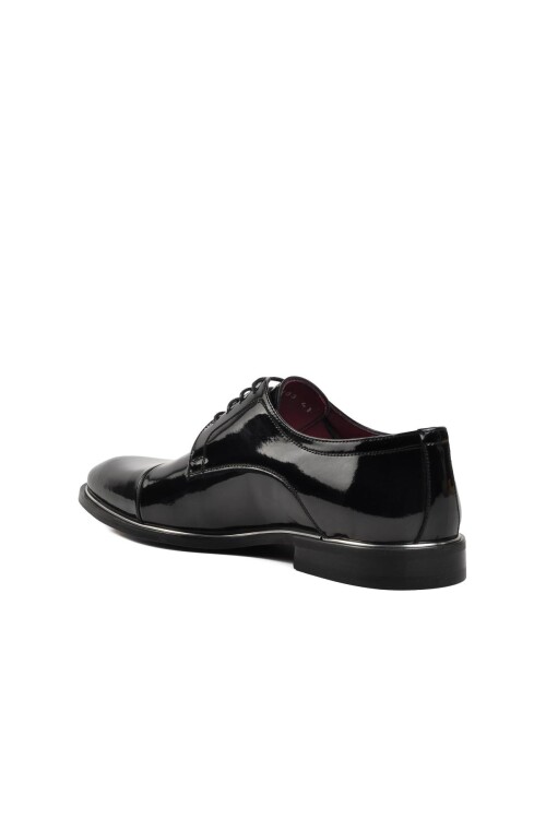 Black Patent Leather Mens Classic Shoes 0111 M