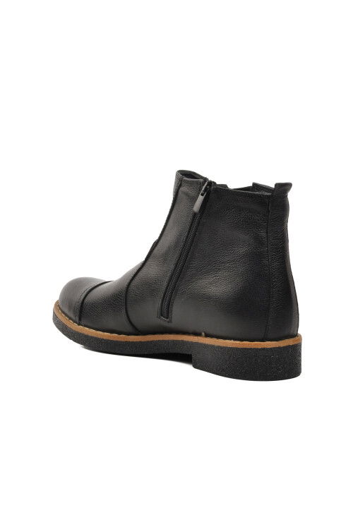 Black Genuine Leather Mens Chelsea Boots 1311 M