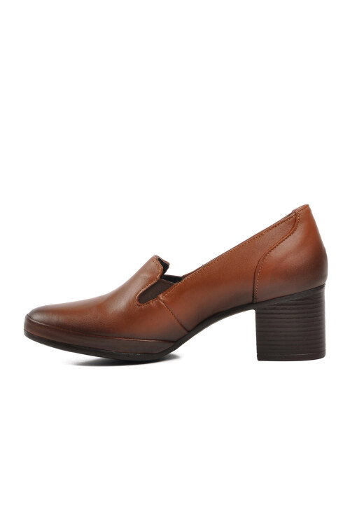 Taba Hakiki Deri Kadın Casual Ayakkabı 1911902K Z