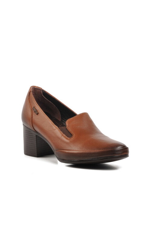 Taba Hakiki Deri Kadın Casual Ayakkabı 1911902K Z