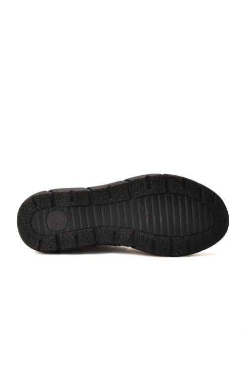 Black Genuine Leather Womens Boots 1953755K Z